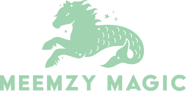 the Meemzy Magic logo with text