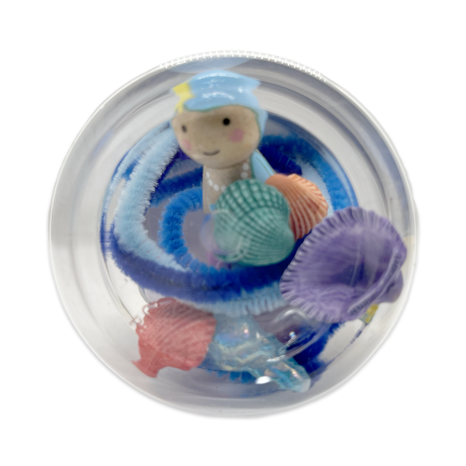 mermaid mini with one mermaid and sea shells