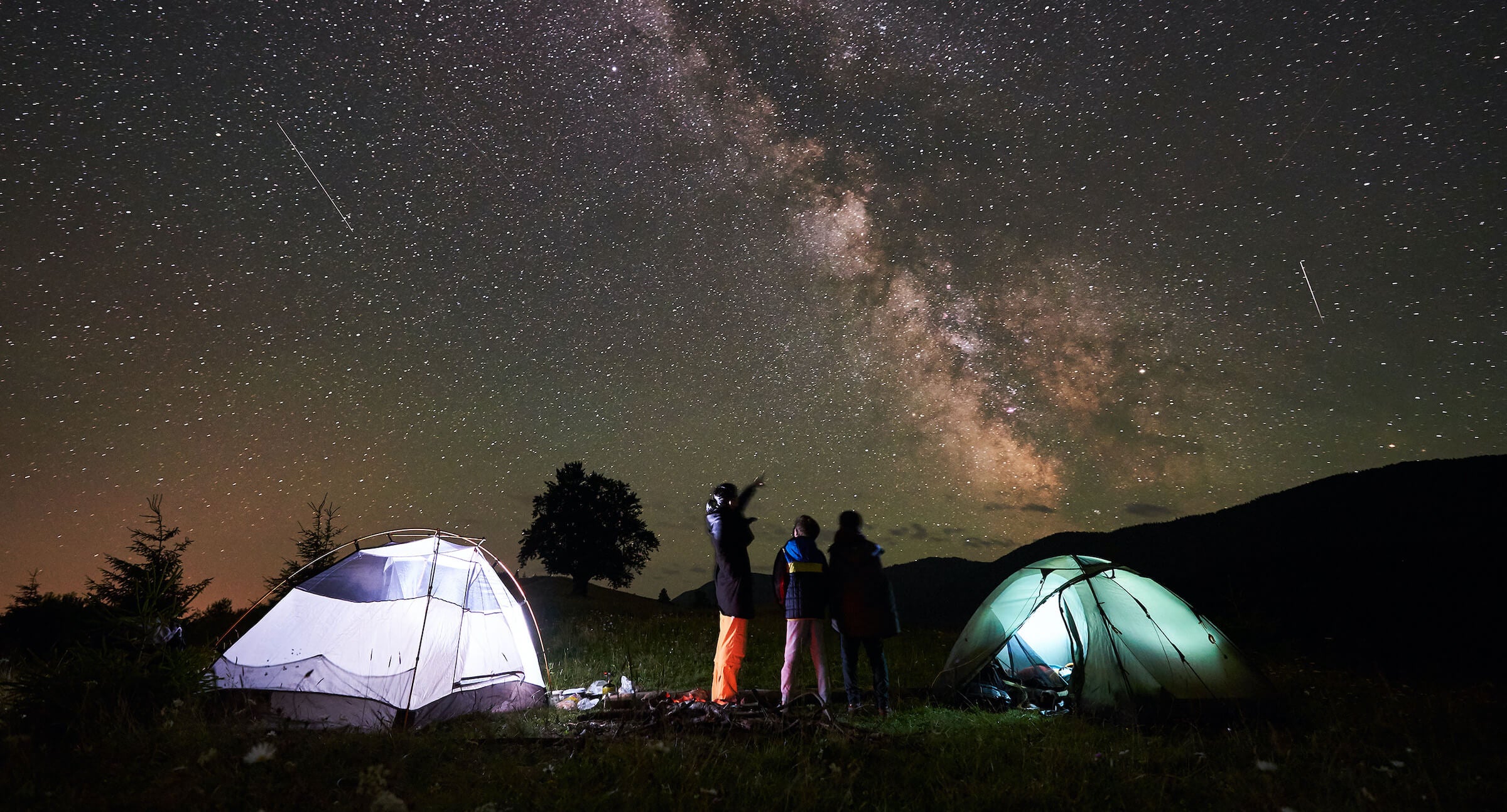 astronomy camping banner