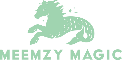 the Meemzy Magic logo with text