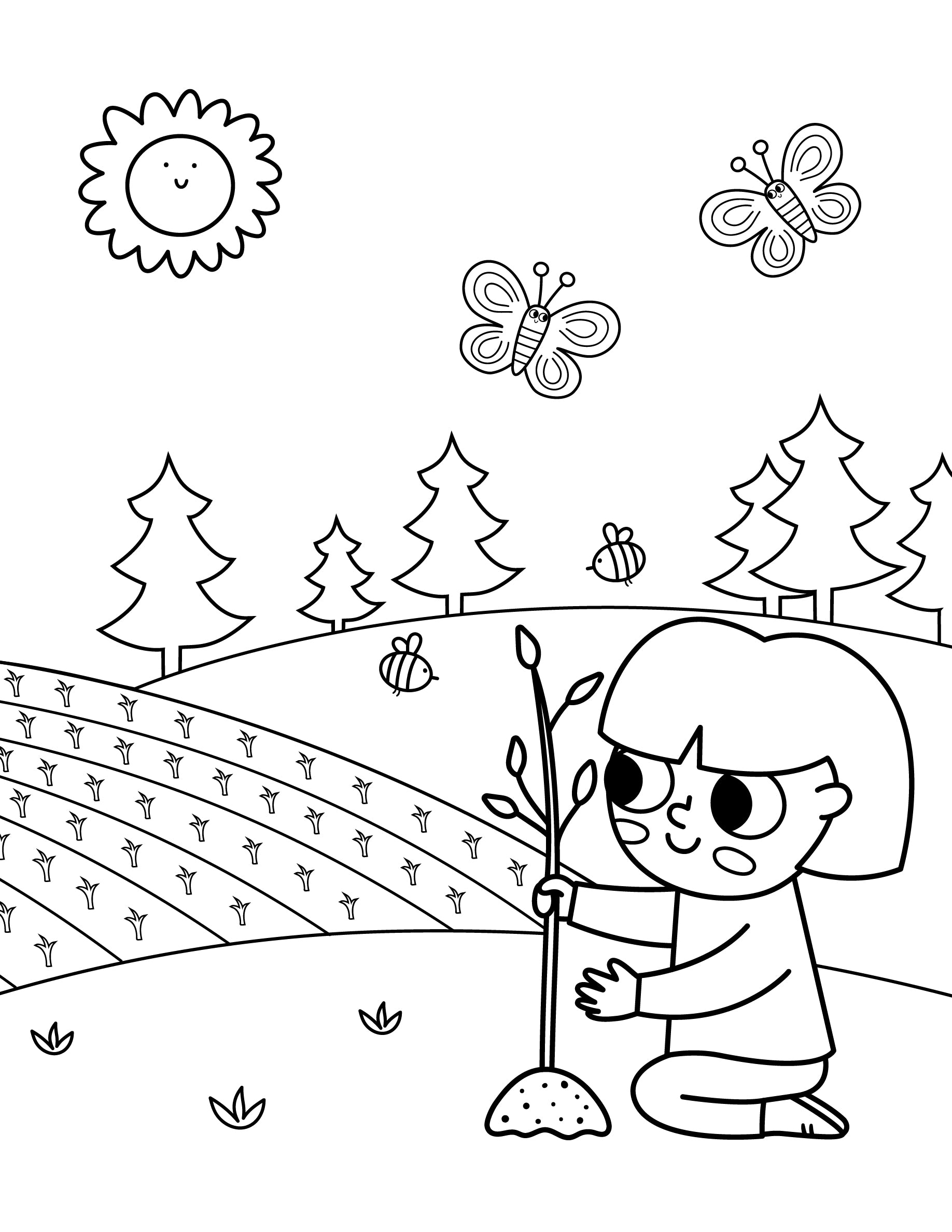 planet protector coloring page 3